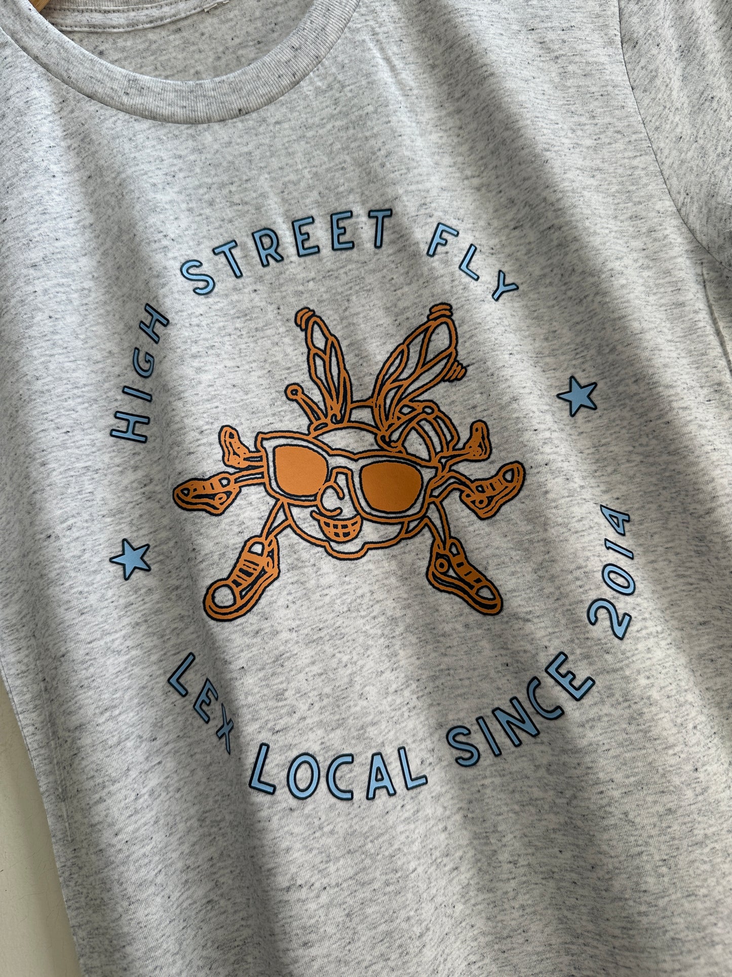 Fly Logo Tee Ash Grey