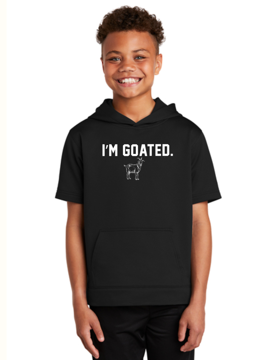 Youth Short Sleeve Hoodie - Goated