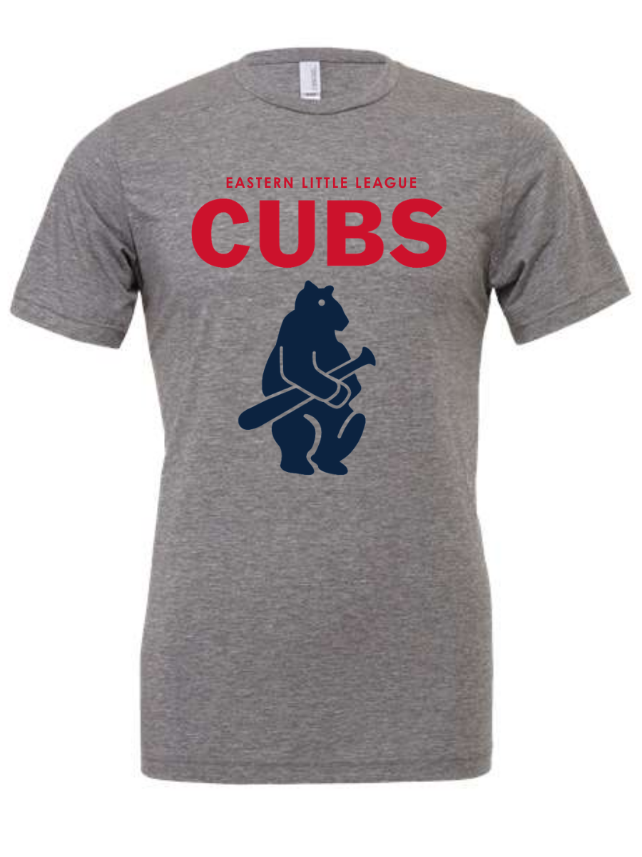 Cubs Bear Adult Triblend Tee