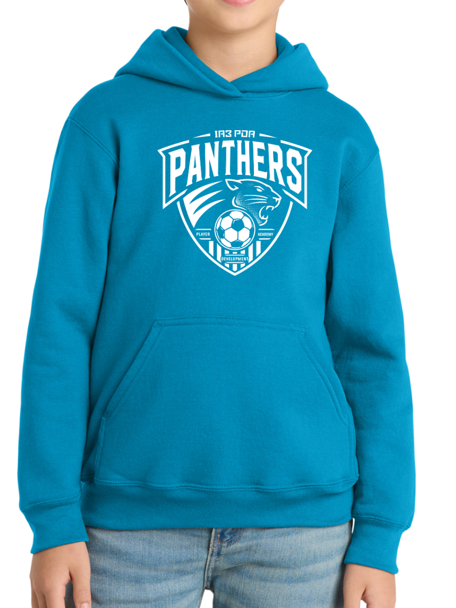 PDA Panthers Youth Hoodie Turq