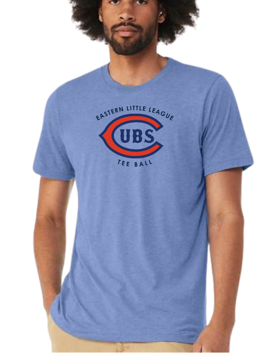 TEE BALL C Logo Adult Triblend Tee
