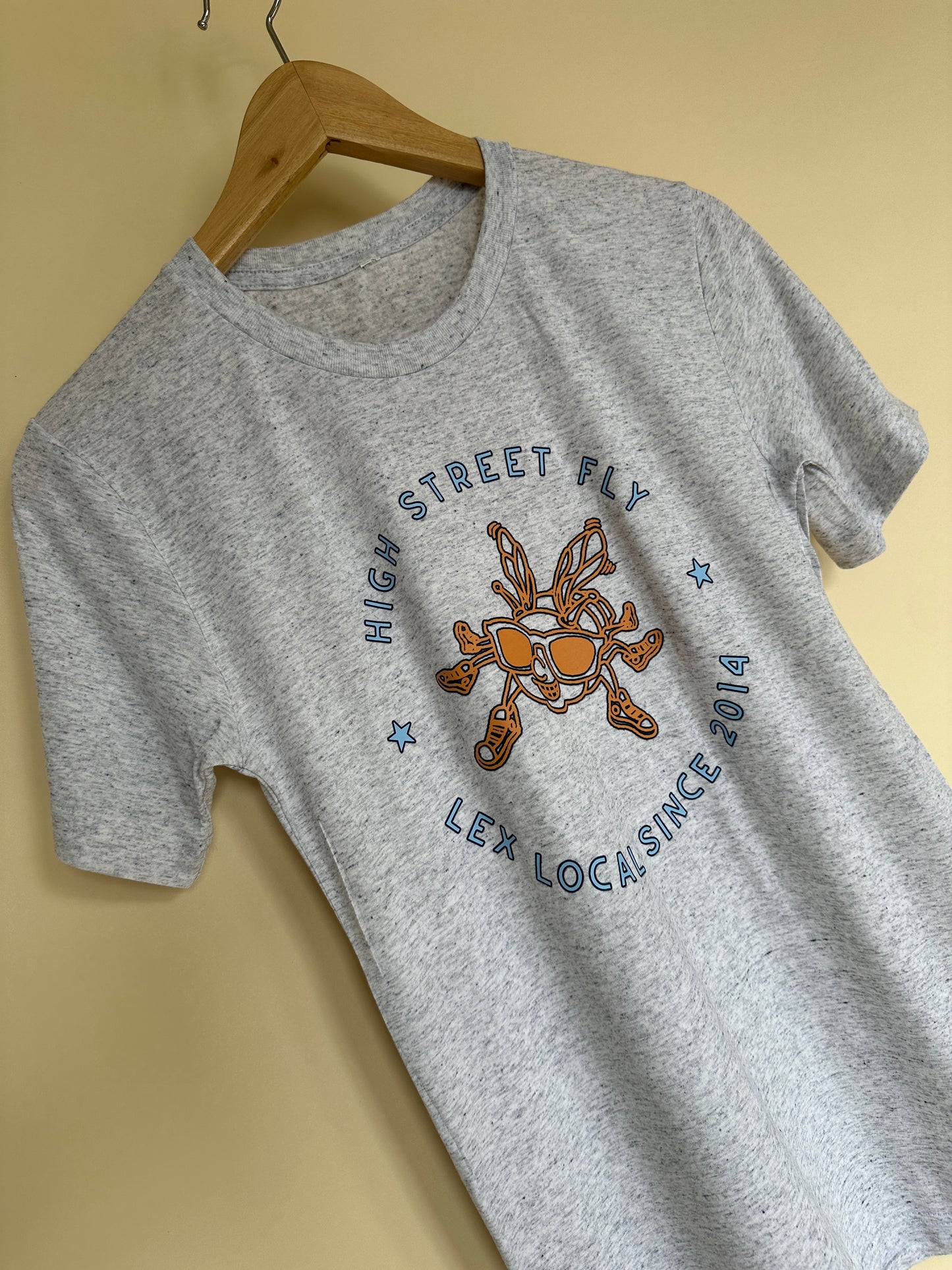 Fly Logo Tee Ash Grey