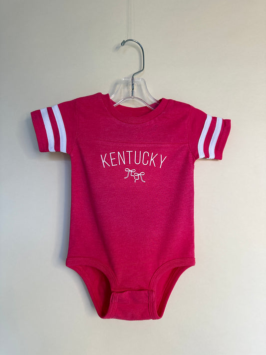 Sweet Kentucky Jersey Onesie Pink