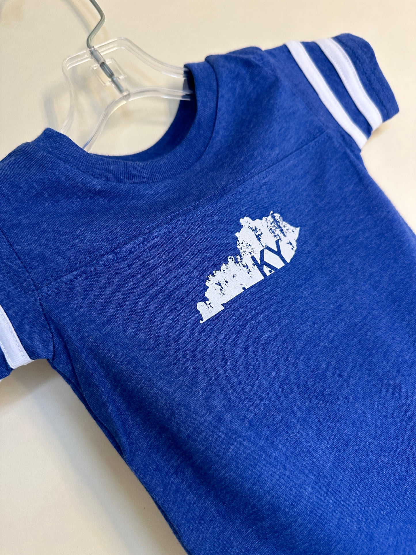 State Cutout Jersey Onesie Royal