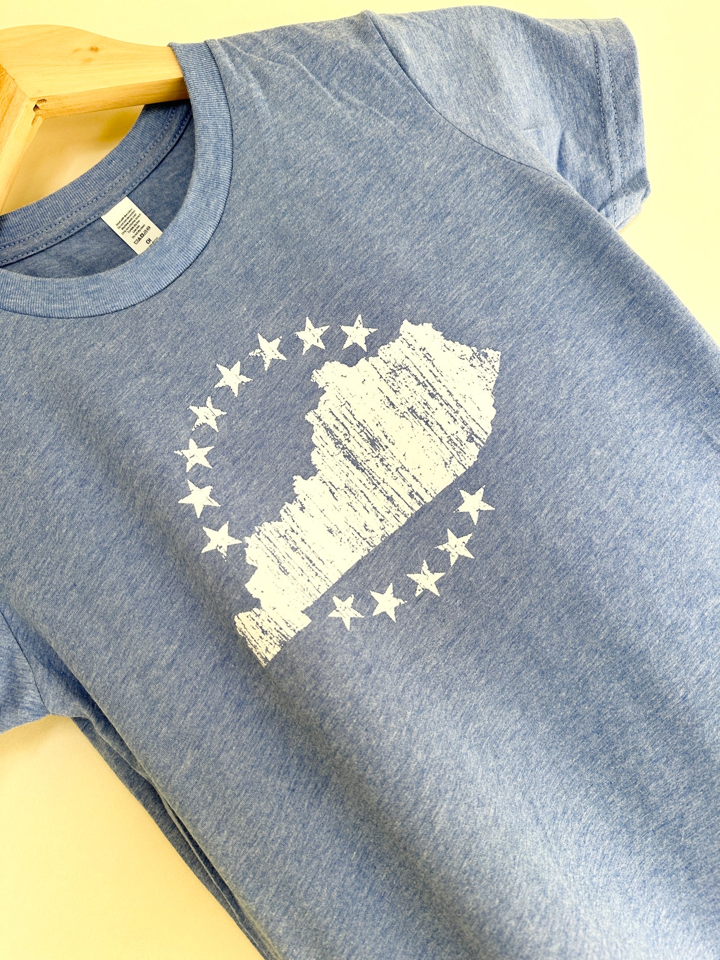 Youth All Star Tee Lt Blue Heather - S/S and L/S