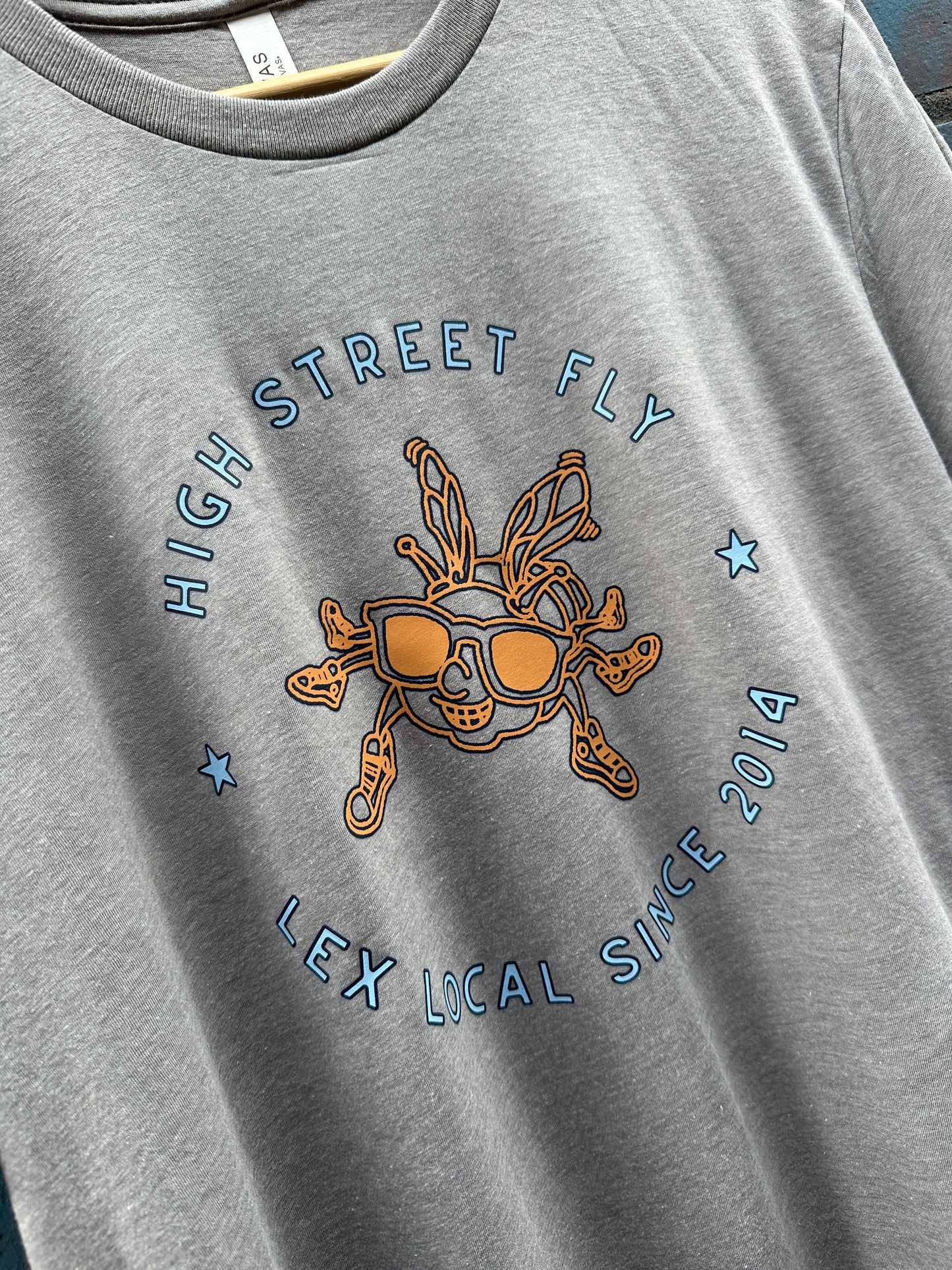 Fly Logo Tee Grey