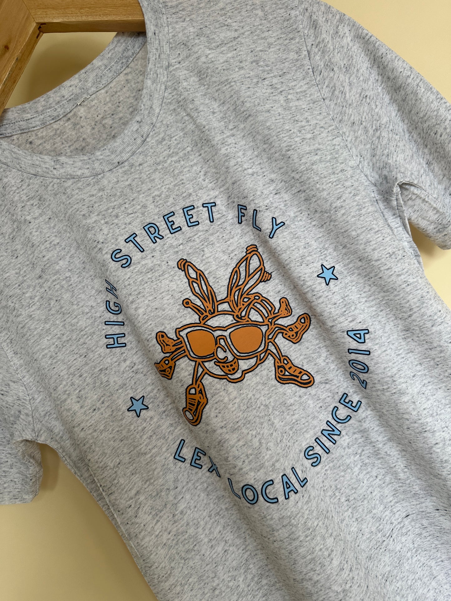 Fly Logo Tee Ash Grey