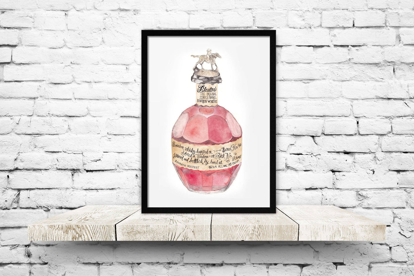 Blanton's Bourbon Art Print