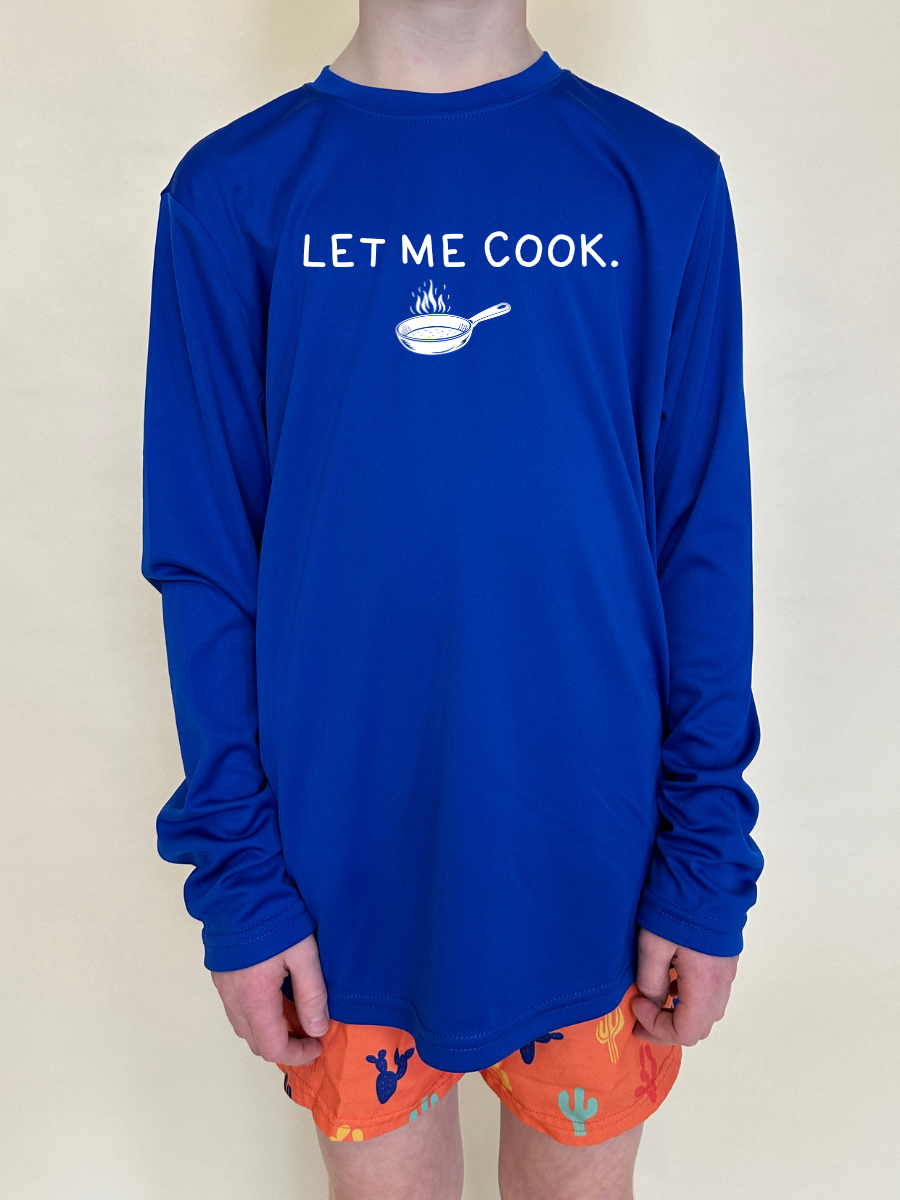 Youth Dry Fit Let Me Cook Tee LS - 6 Colors