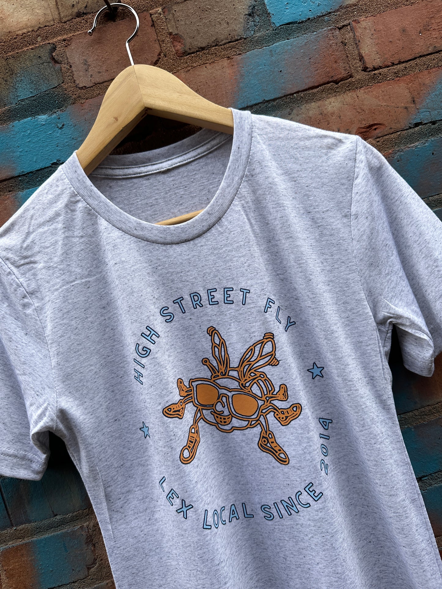 Fly Logo Tee Ash Grey