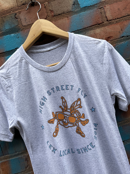 Fly Logo Tee Ash Grey