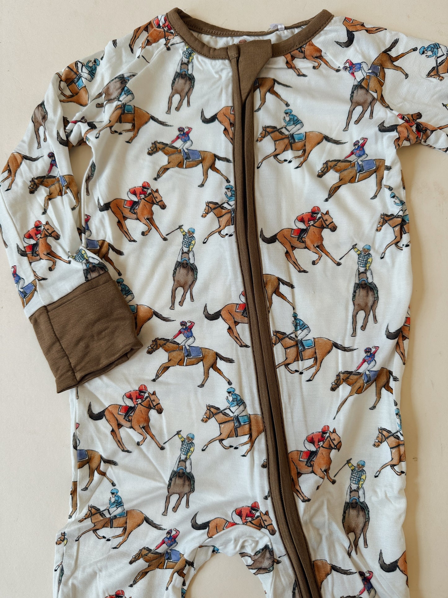 Horse Racing Kids Unisex Pajamas