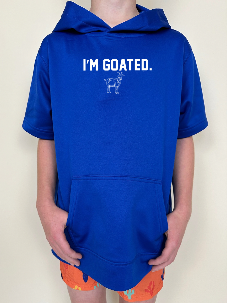 Youth Short Sleeve Hoodie - Goated