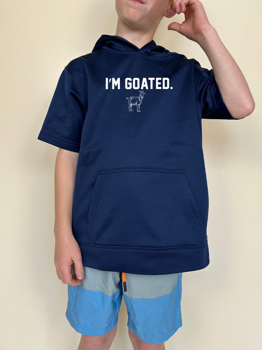 Youth Short Sleeve Hoodie - Goated