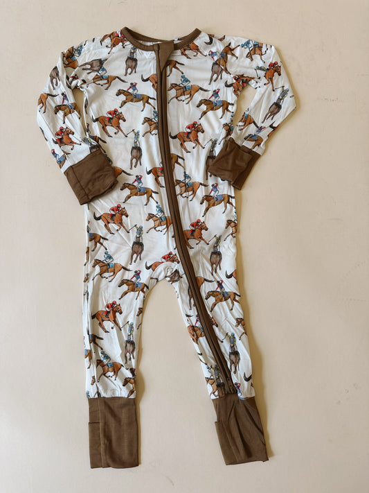 Horse Racing Kids Unisex Pajamas
