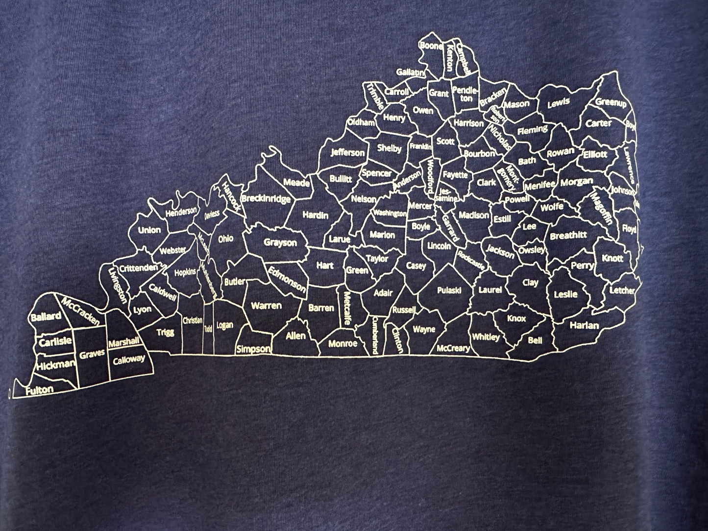 Countyside Tee Navy - S/S and L/S