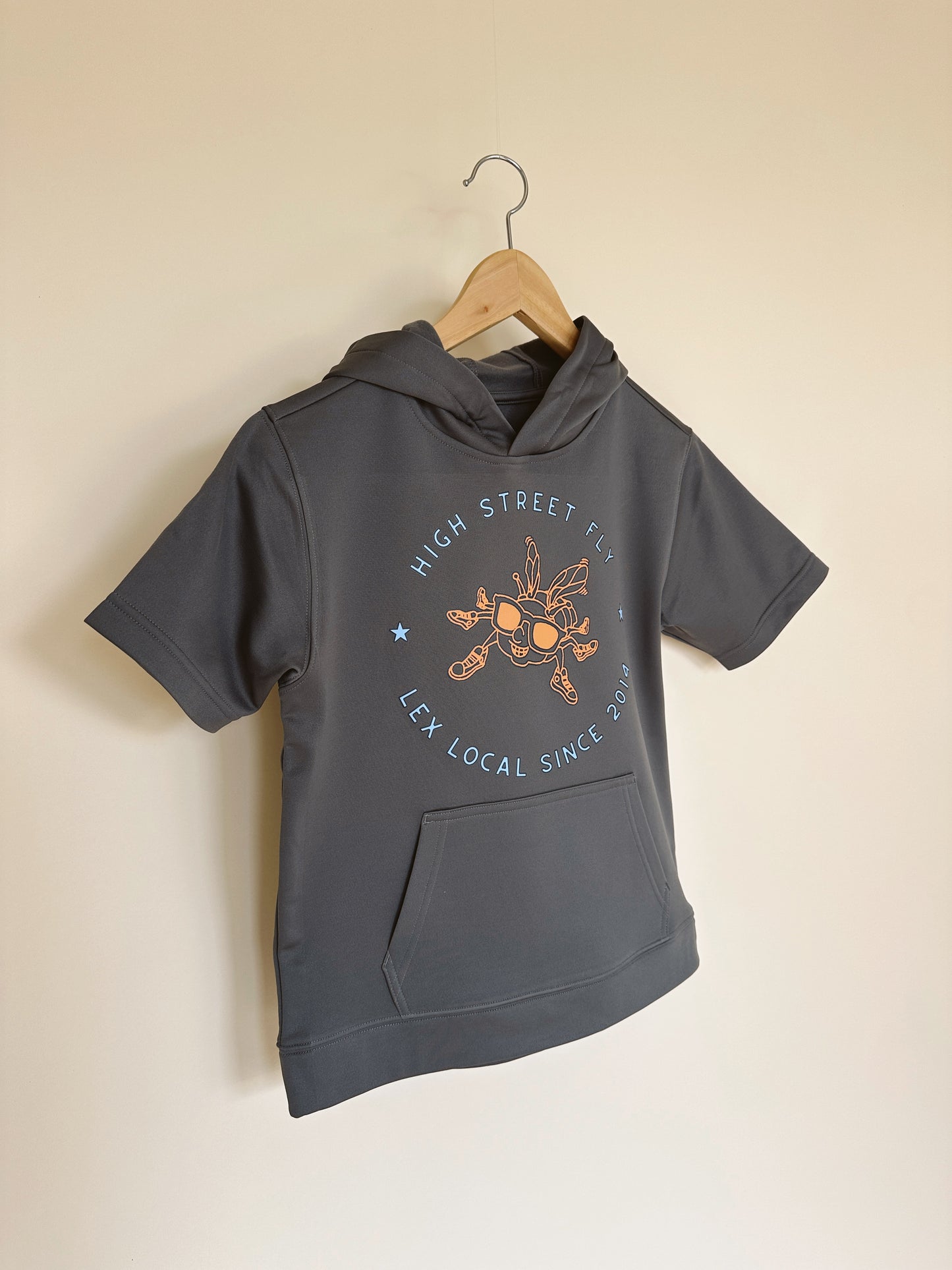 Youth Short Sleeve Hoodie - Fly Logo