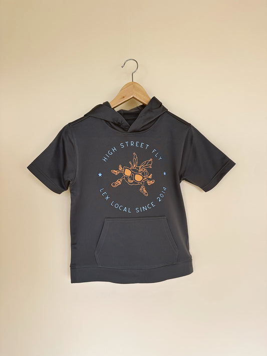 Youth Short Sleeve Hoodie - Fly Logo