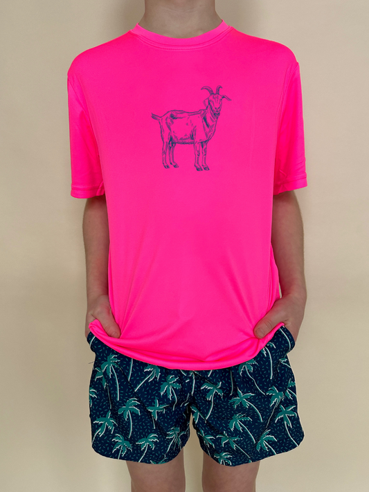 Youth Dry Fit The Goat Tee - 6 Colors