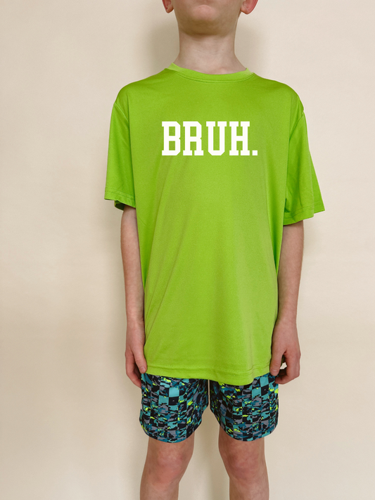 Youth Dry Fit Bruh. Tee - 5 Colors