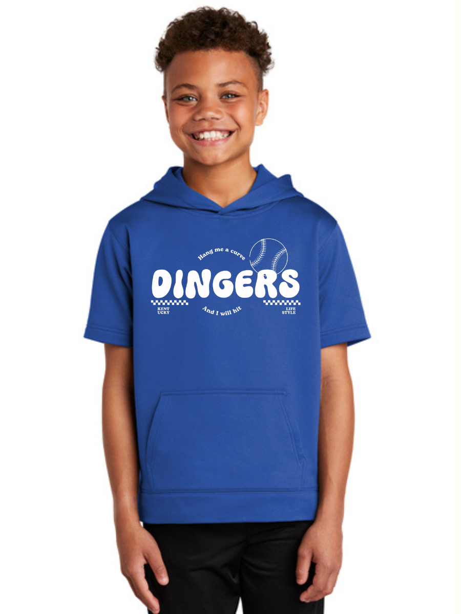 Youth Short Sleeve Hoodie - Dingers