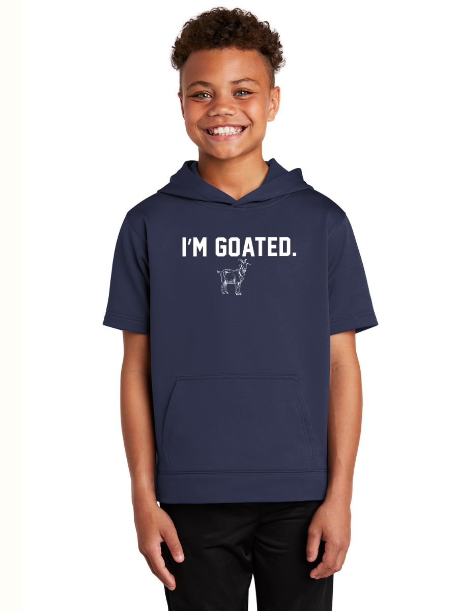 Youth Short Sleeve Hoodie - Goated