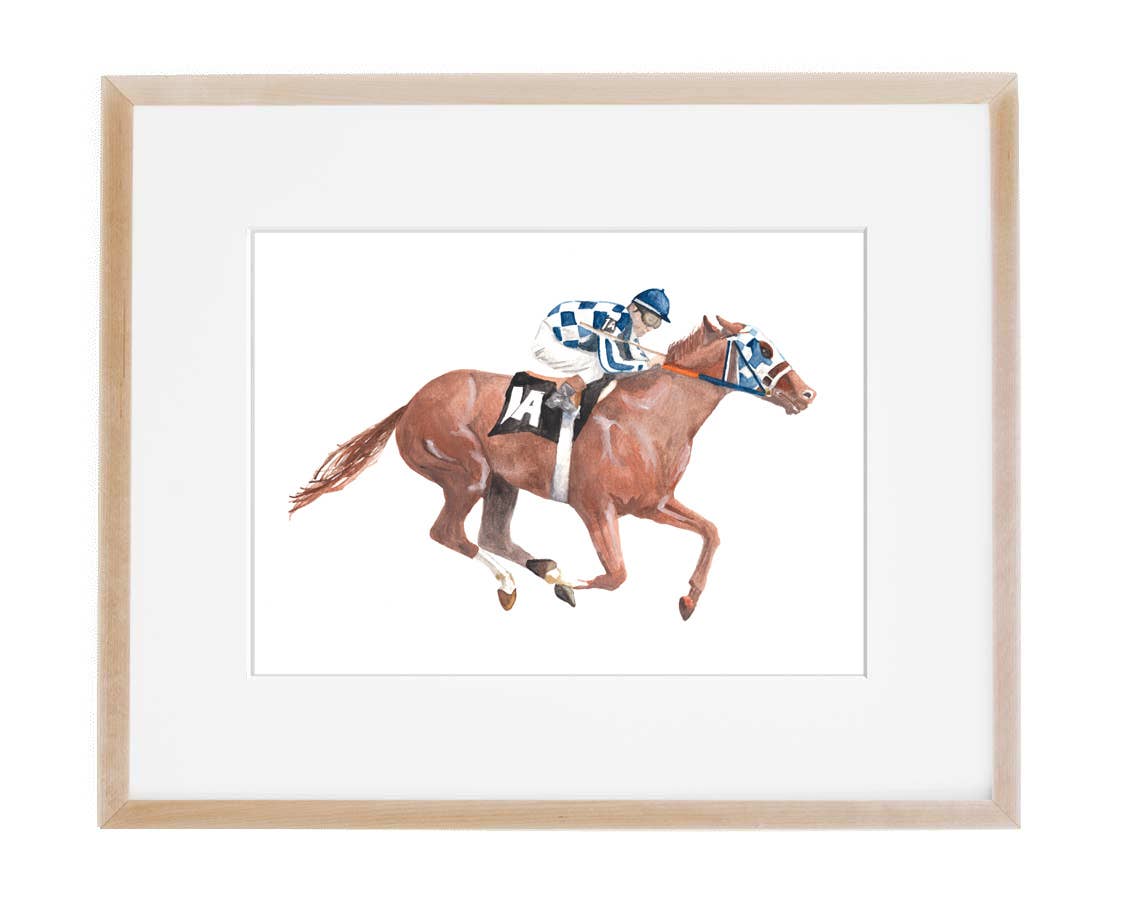 Secretariat Watercolor Art Print
