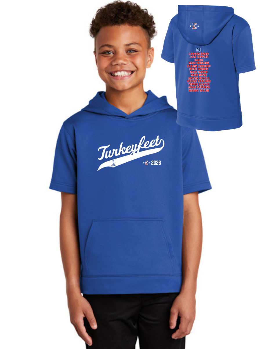 TURKEYFEET Roster Short Sleeve Hoodie 5U