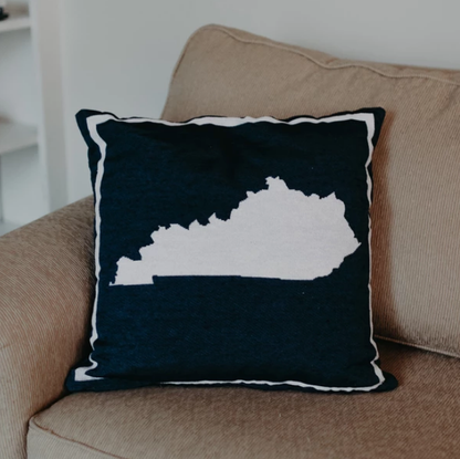 Navy Kentucky Pillow