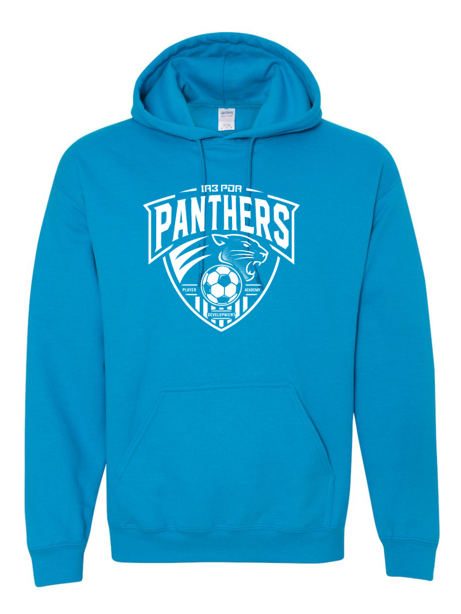 PDA Panthers Unisex Adult Hoodie Turq