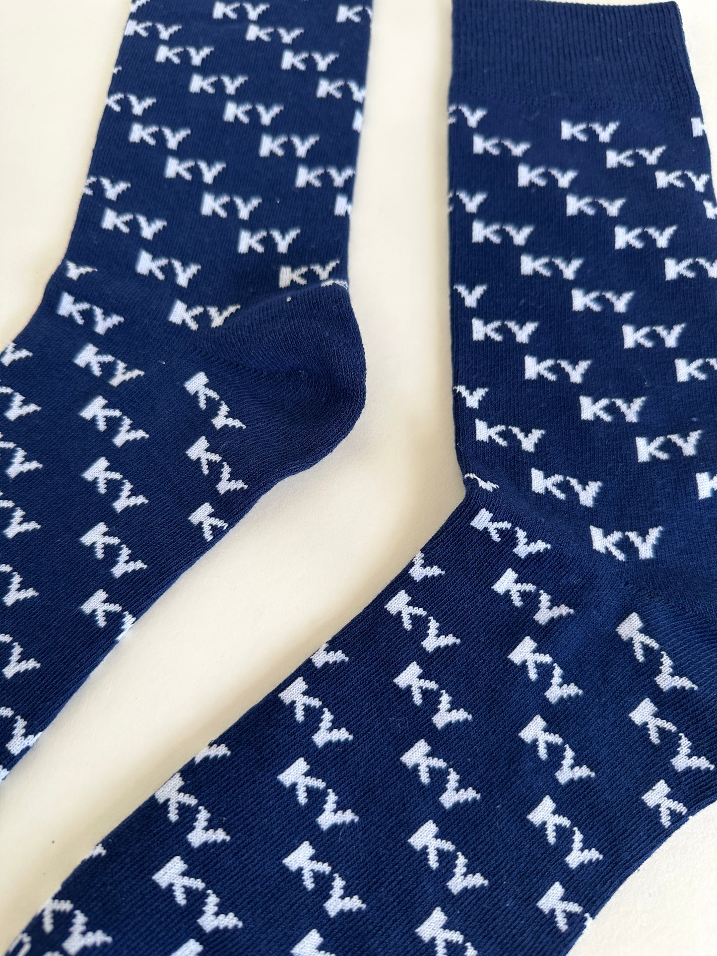 Navy K Y Socks