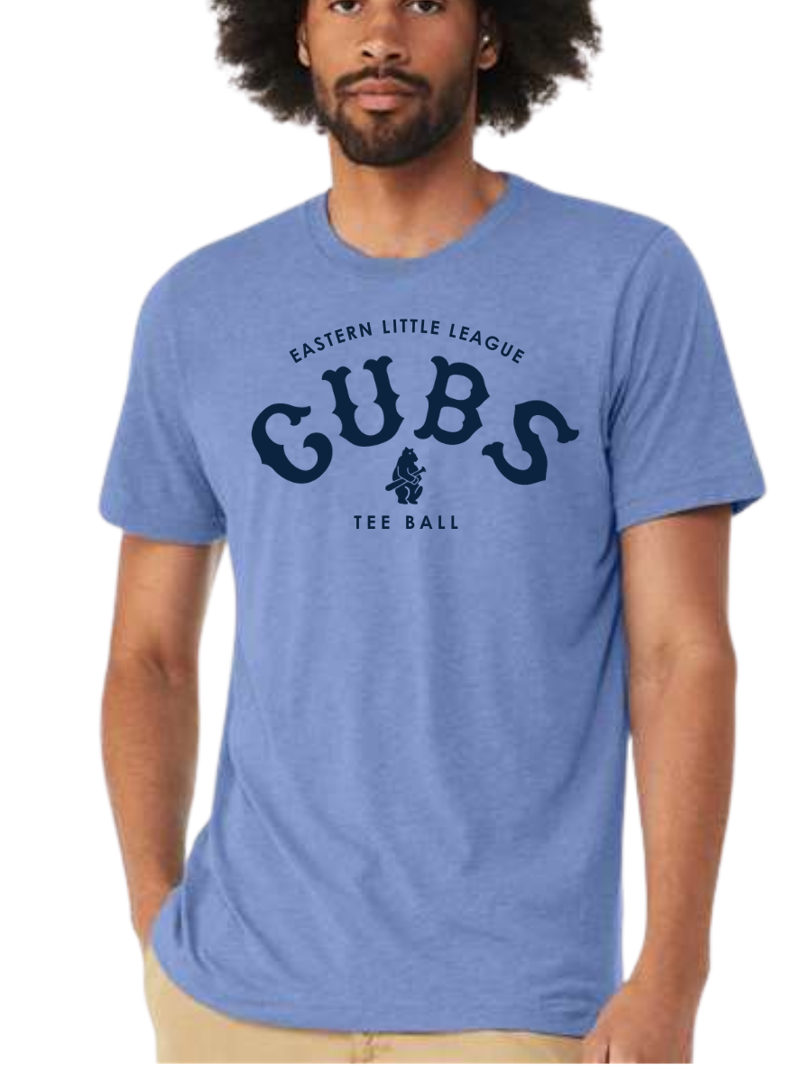 TEE BALL Vintage Cubs Adult Triblend Tee