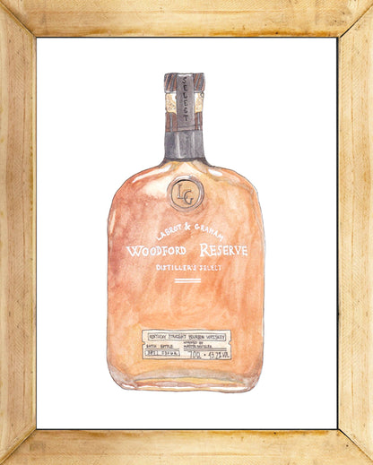 Woodford Bourbon Bottle Print COMING SOON: SIGN UP>