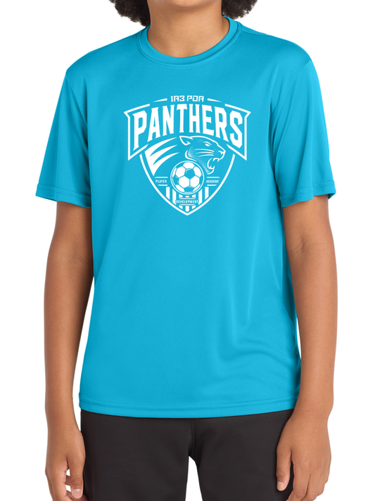 PDA Panthers YOUTH Dry Fit Tee Turq