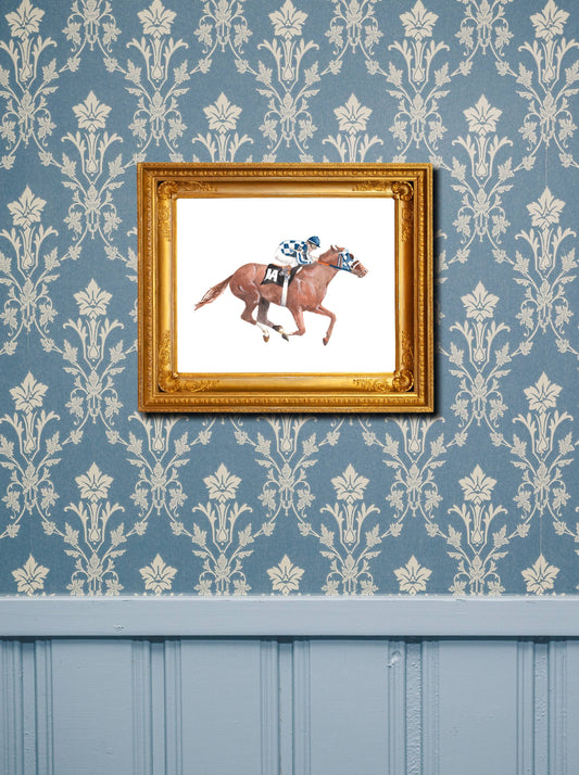 Secretariat Watercolor Art Print
