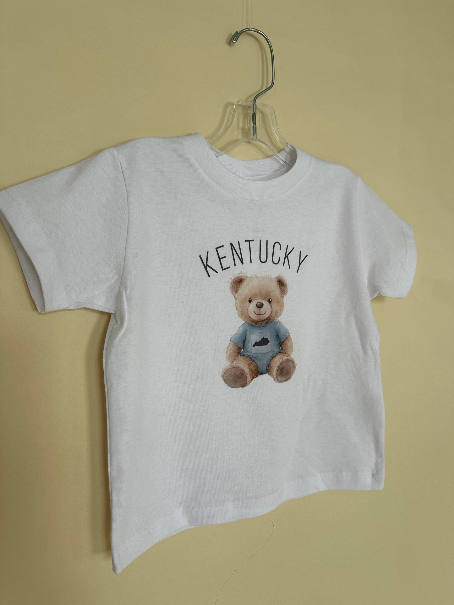 Toddler/Baby Boy Teddy Tee White