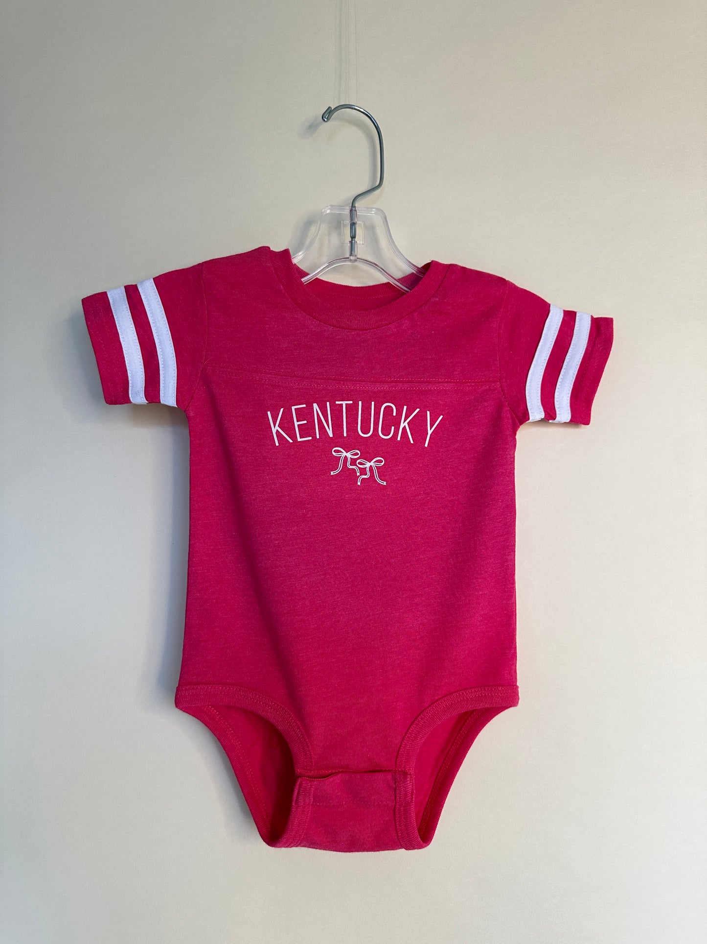 Sweet Kentucky Jersey Onesie Pink