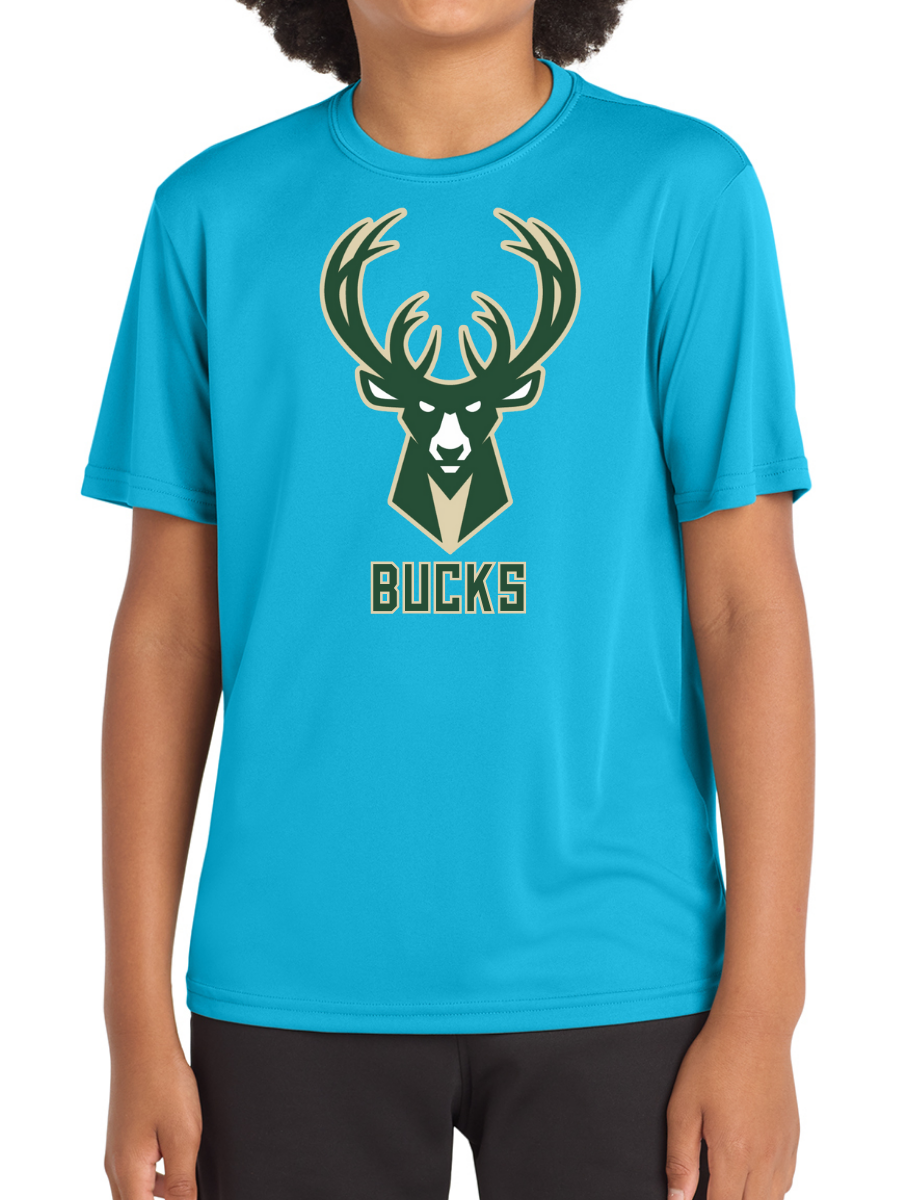 Bucks Dry Fit Tee Youth - 3 Colors