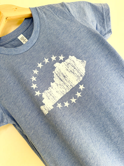 Toddler All Star Tee Lt Blue Heather