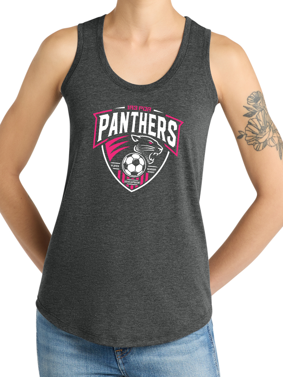 PDA Panthers Women's Tank Vtg Black