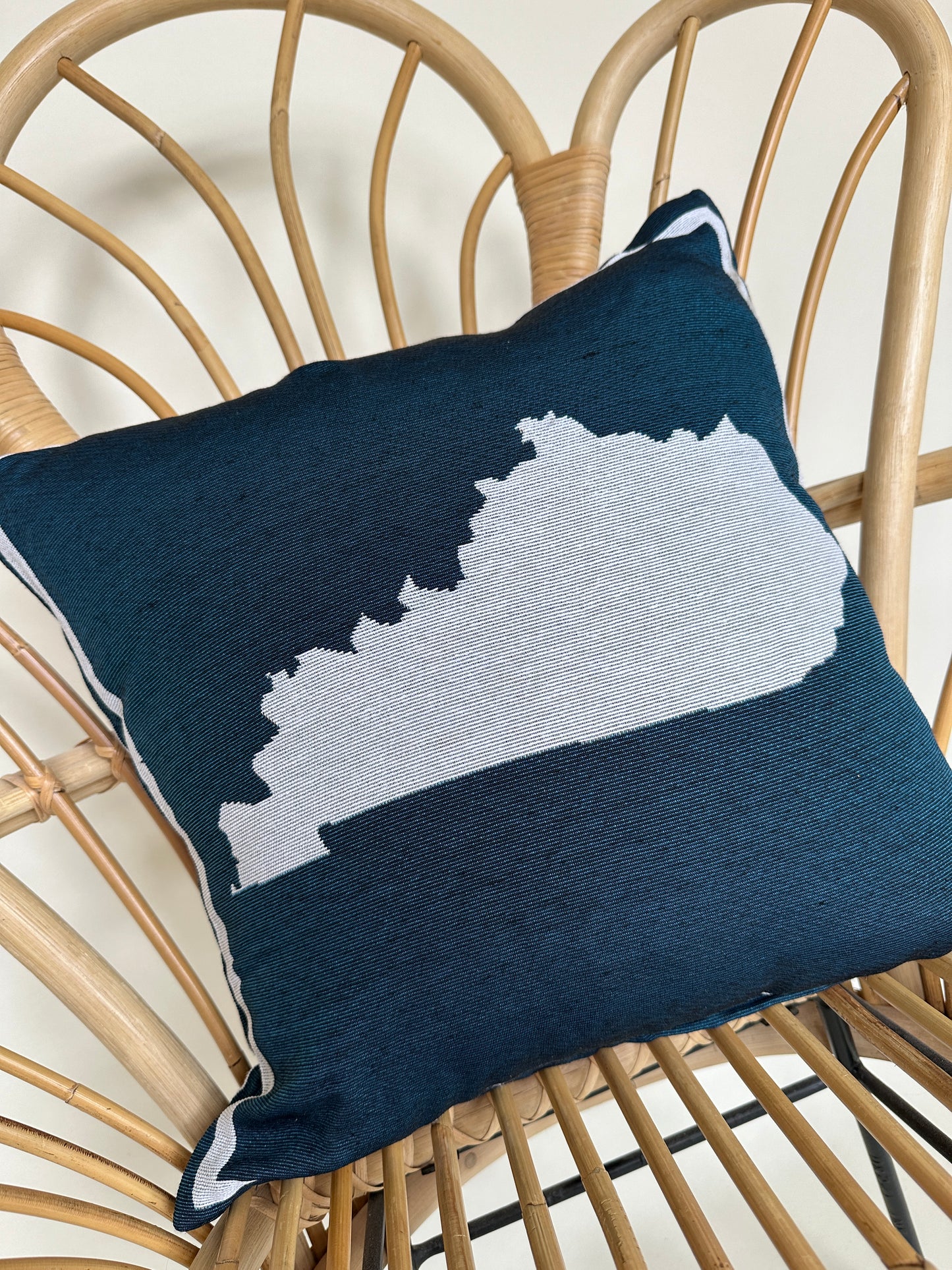 Navy Kentucky Pillow