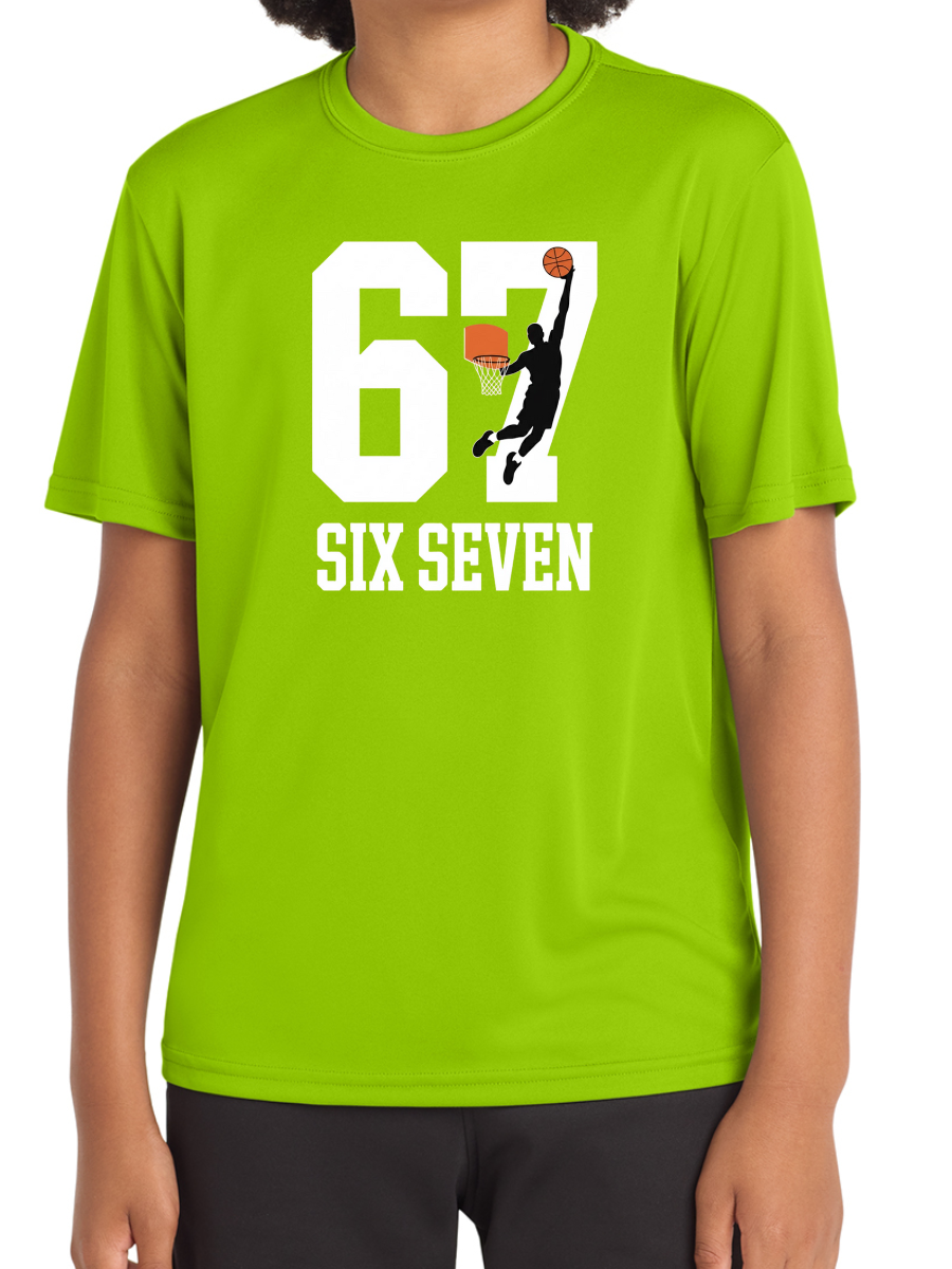 Youth Dry Fit 67 Bball Tee - 2 Colors
