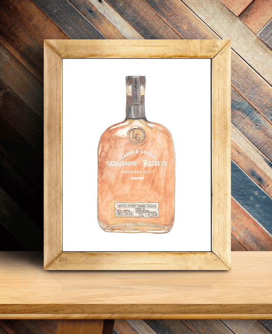 Woodford Bourbon Bottle Print COMING SOON: SIGN UP>