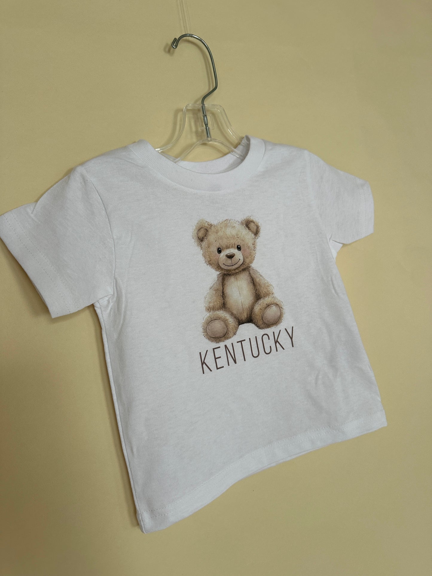 Toddler/Baby Neutral Teddy Tee White