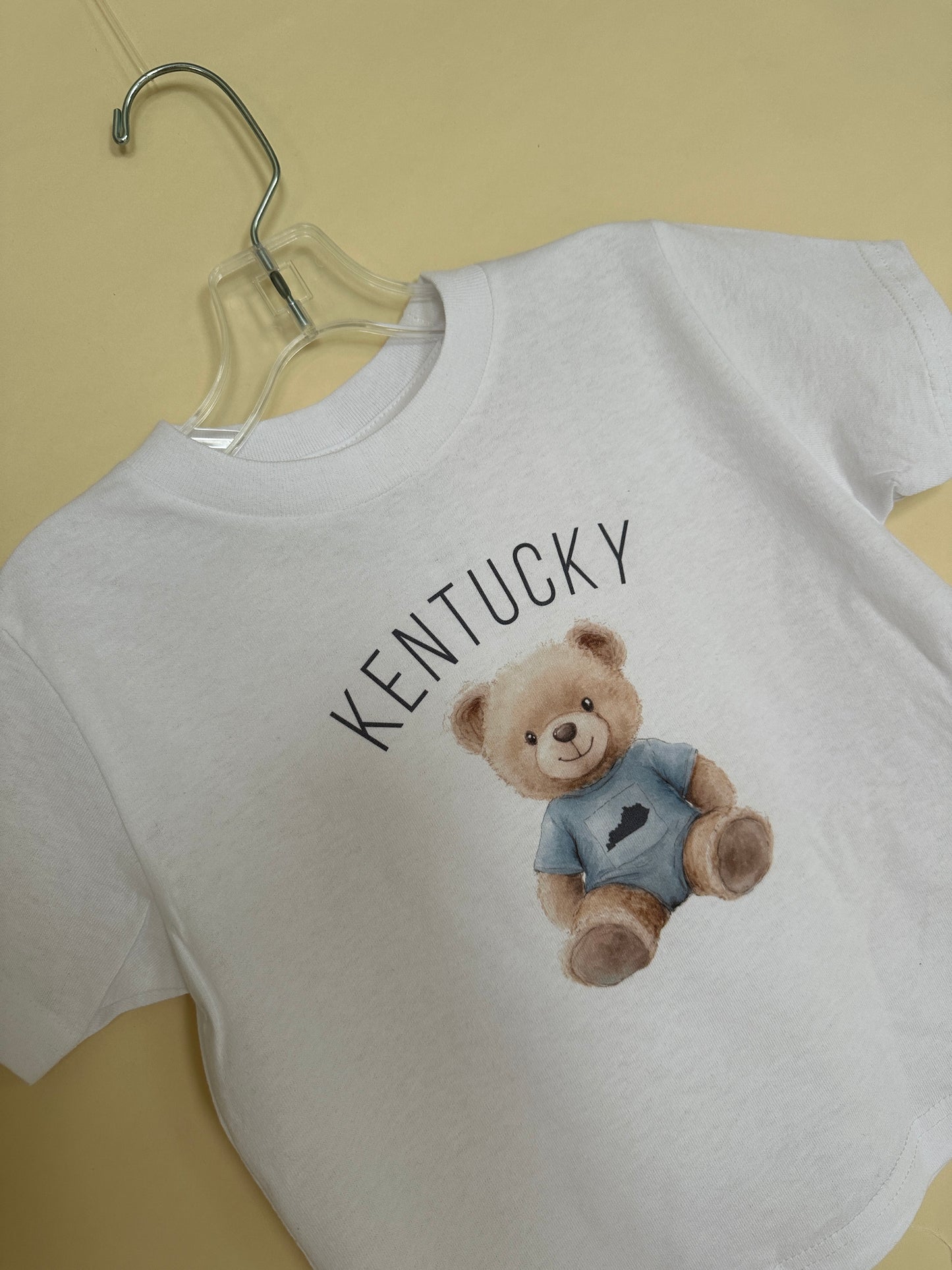 Toddler/Baby Boy Teddy Tee White