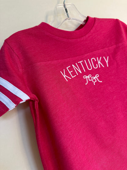 Sweet Kentucky Jersey Toddler Pink