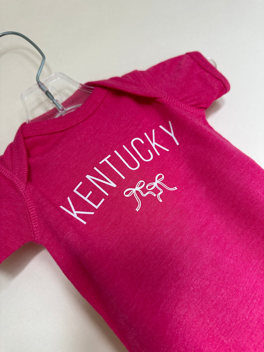 Sweet Kentucky Onesie Pink