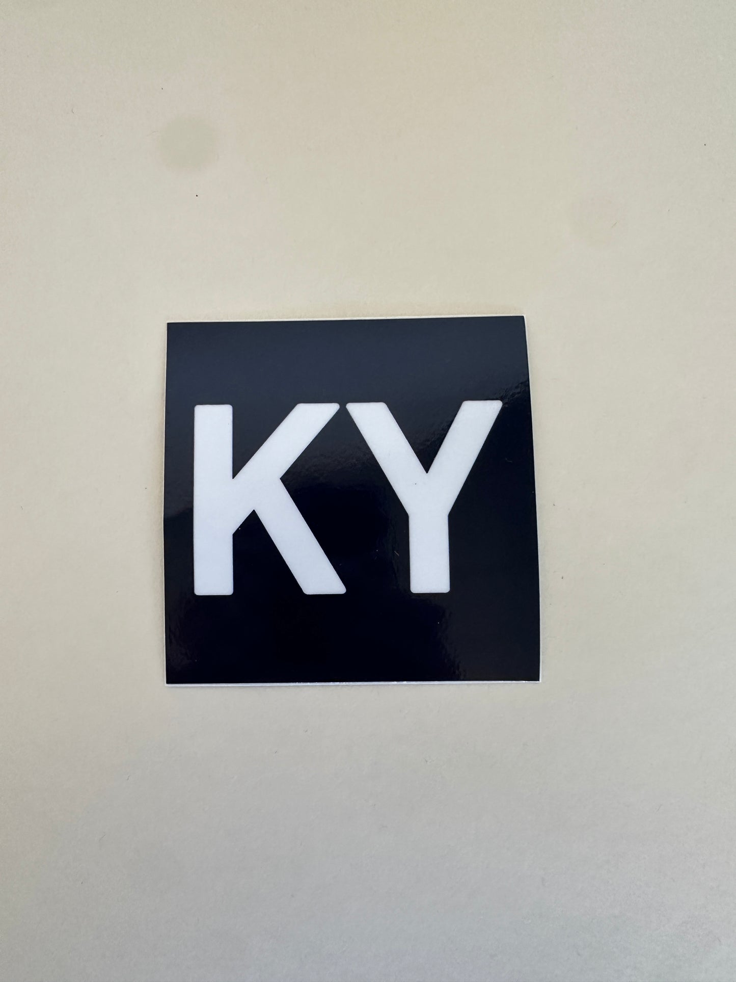 K Y Sticker