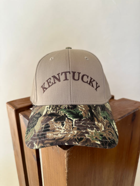 Kentucky Arch Hat - Khaki/Camo