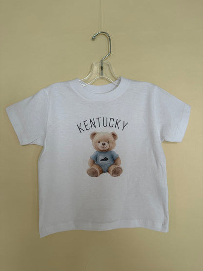 Toddler/Baby Boy Teddy Tee White